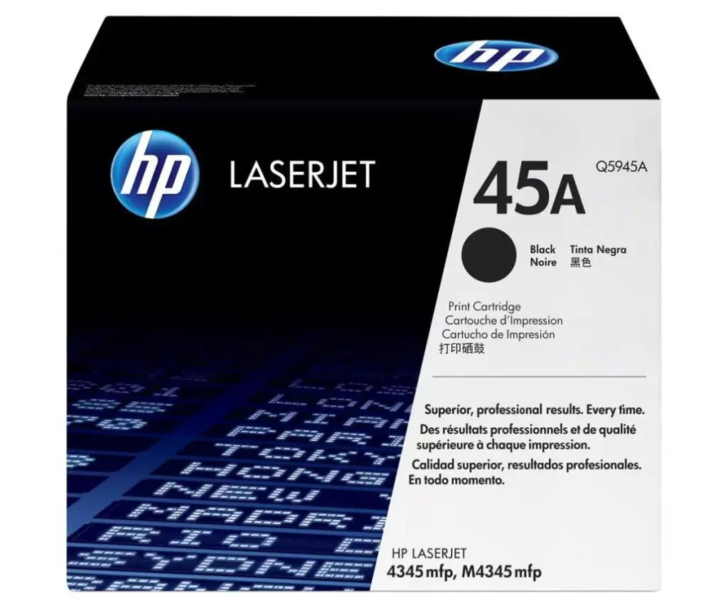 Toner HP 45A Noir Pour Imprimante LaserJet 4345 