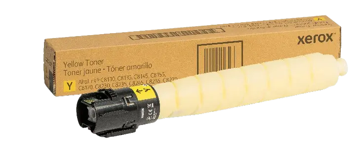 Toner XEROX Yellow pour C8130 C8135 C8145 C8155 C8170 21000 pages