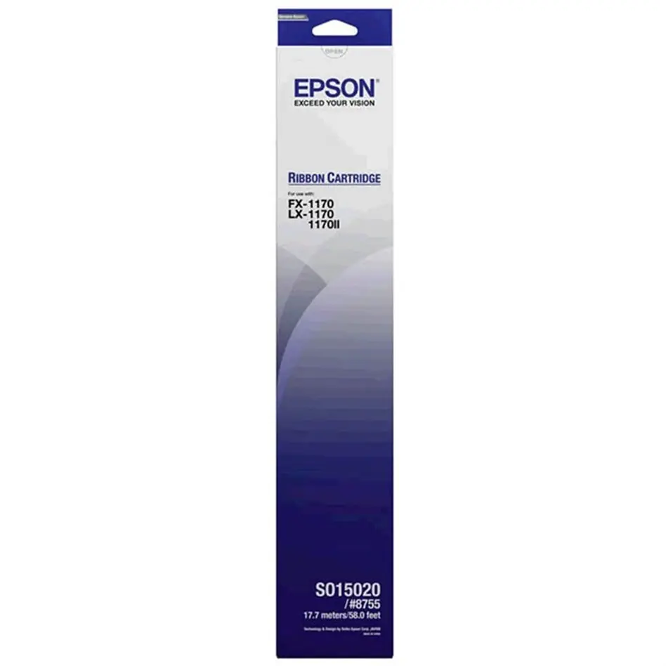Ruban EPSON C13S015445 Noir pour Imprimantes FX100 1000 105 1170 1180 LX1050 