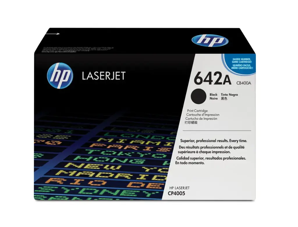 Toner HP 642A Noir Pour Imprimante Laserjet CP4005 
