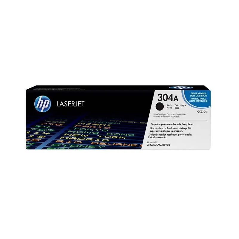 Toner HP 304A Noir Pour Imprimantes Laserjet CP2025 CP2020 CM2320 