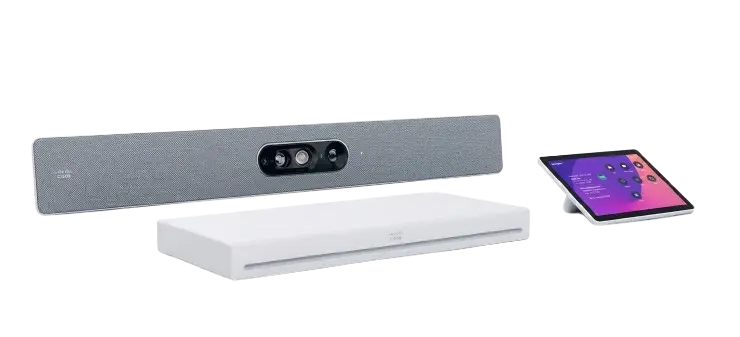 Kit de Vidéo-Conférence Cisco Webex Quad Camera 4K 4 Caméras UHD 5 Microphones Haut-Parleurs Optimisés H.323