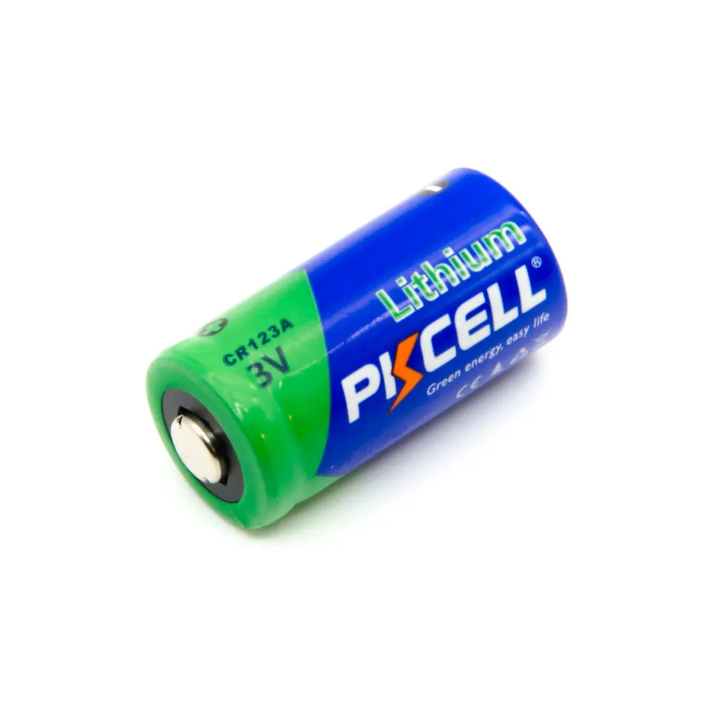 Pile Lithium PKCELL CR123A Litio Li-MnO2 3V 1550mAh
