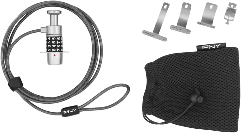 Câble De Sécurité PNY P-TSUL1-RB Pour Laptop à Code