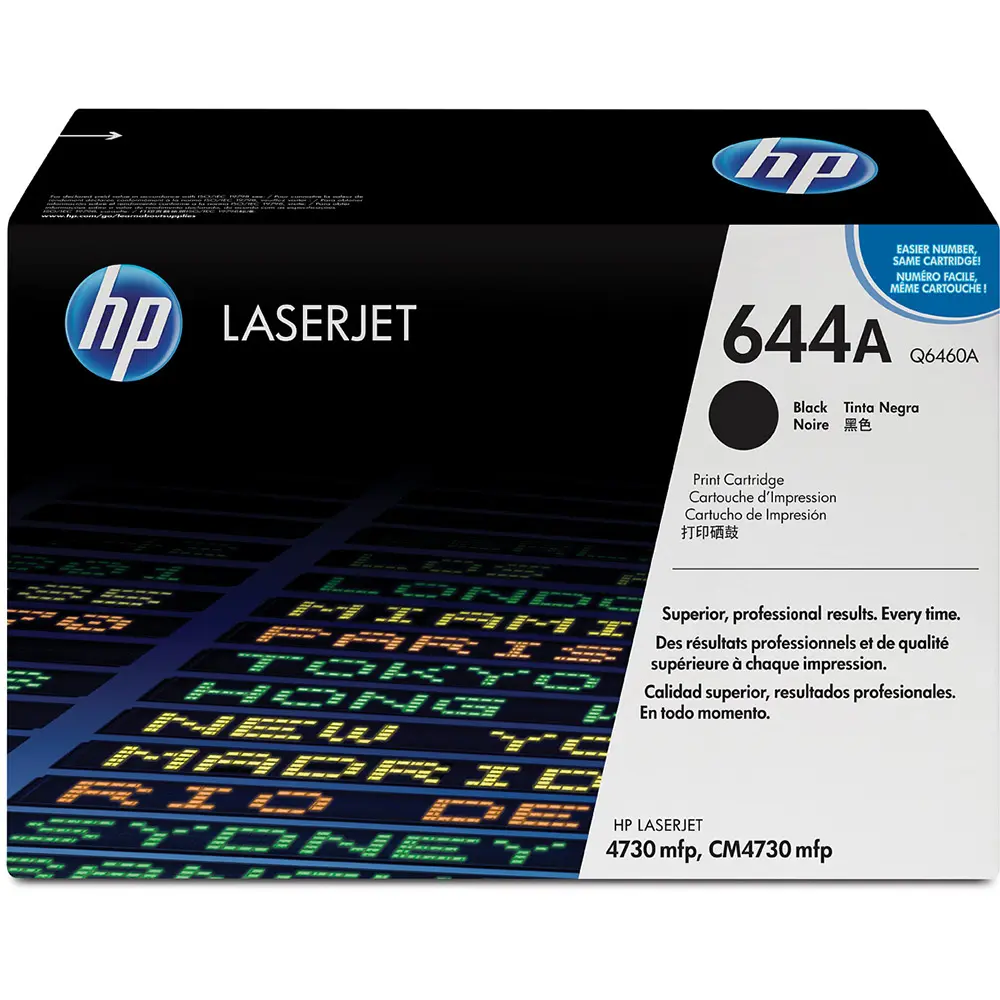 Toner HP 644A Noir Pour Imprimantes Laserjet 4730 CM4730 