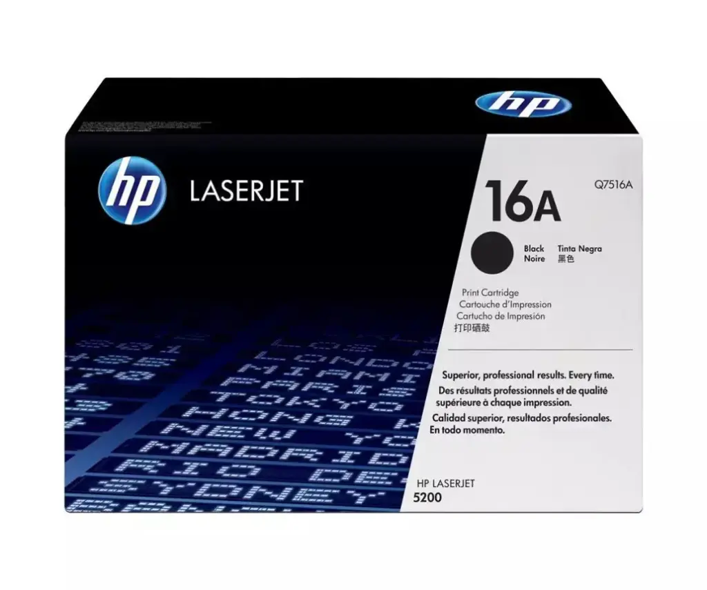 Toner HP 16A Pour Imprimantes Laserjet 5200 séries 