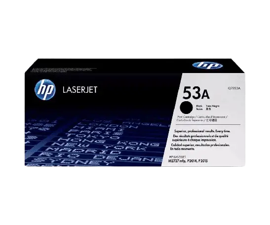 Toner HP 53A Noir Pour Imprimantes P2015 P2014 M2727 