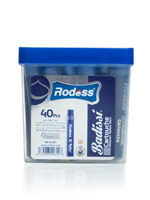 Recharge Marqueurs RODESS pour Tableau Blanc Bleu