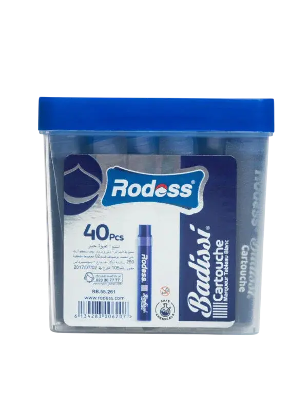 Recharge Marqueurs RODESS pour Tableau Blanc Bleu