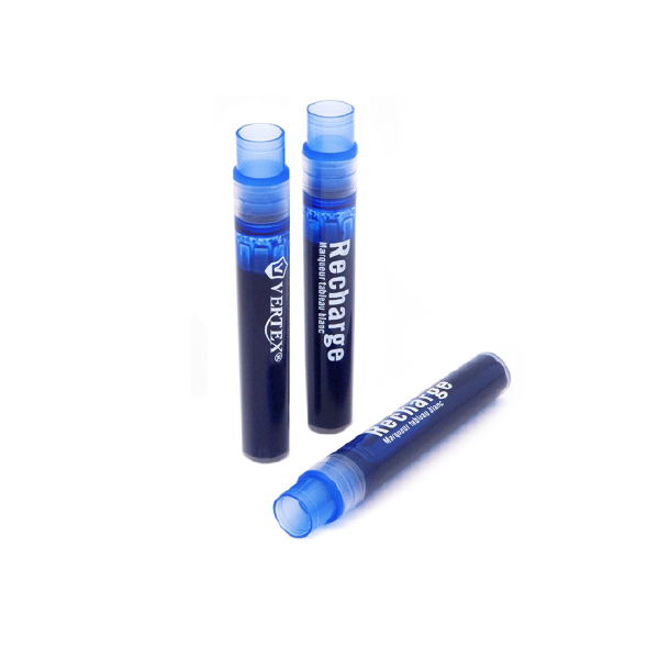 Recharge Marqueur pour Tableau Blanc VERTEX Bleu