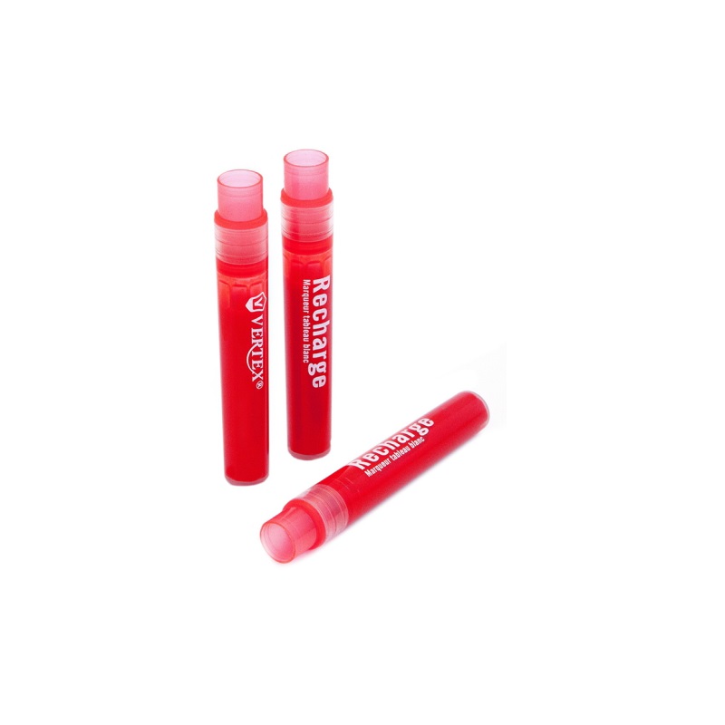 Recharge Marqueur pour Tableau Blanc VERTEX Rouge