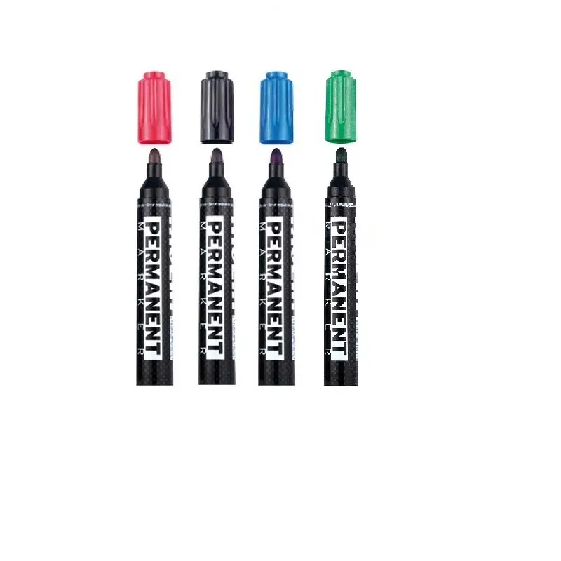 Marqueurs permanents MOLIN Rond 2 Noir Vert Bleu Rouge