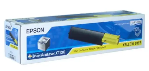 Toner EPSON C1100 Yellow Pour Imprimantes Aculaser CX11NF 