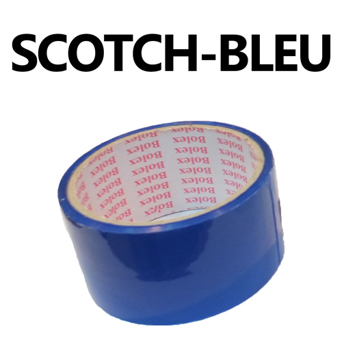 Rouleau de scotch d'emballage Bleu 28y 25m