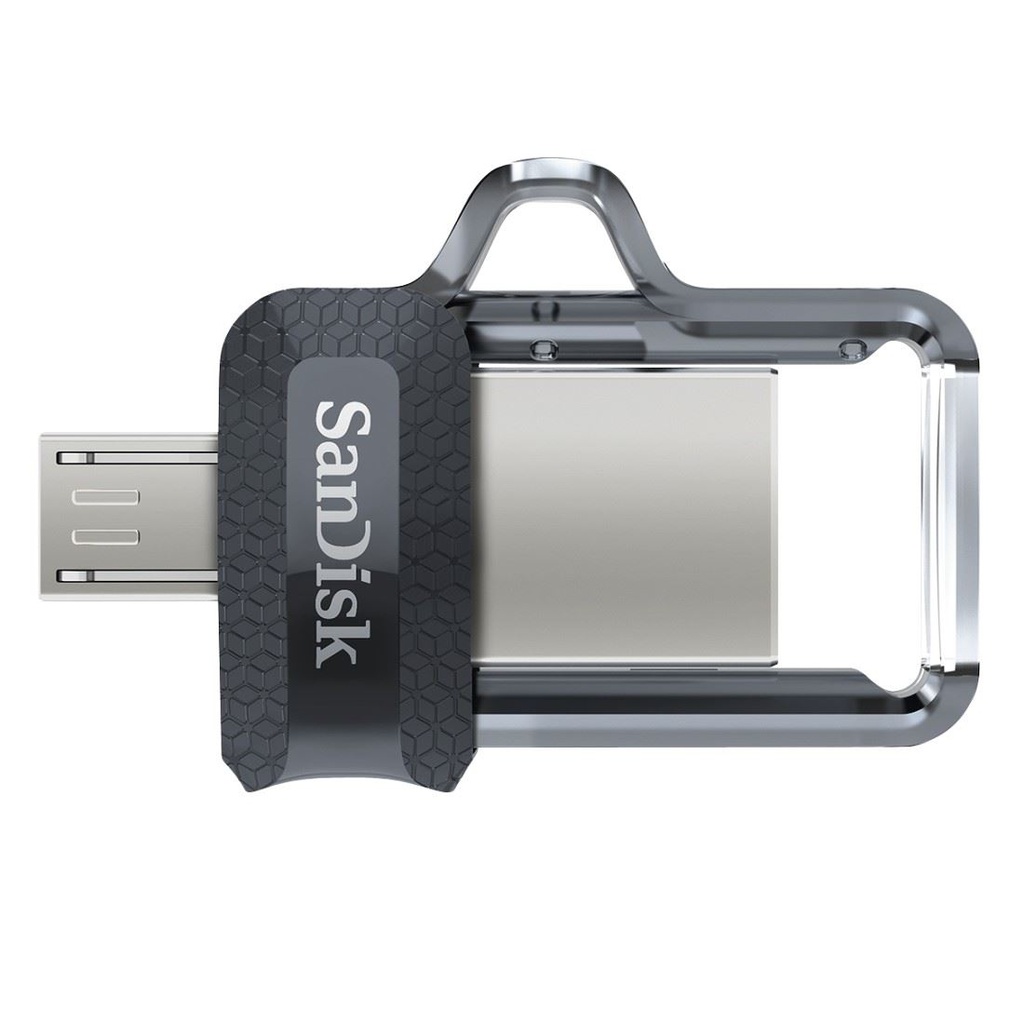 Flash Disque SANDISK Ultra Dual Drive m3.0 OTG 16Go Double Connexion USB 3.0 Micro USB Pour Smartphone Android Et PC
