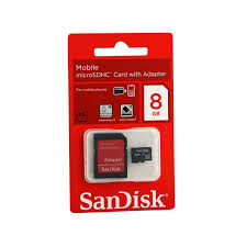 Carte Mémoire SANDISK MicroSDHC 8Go