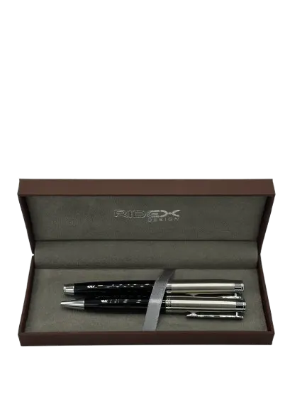 Parure de 2 stylo Bille et Roller RIDEX Noir