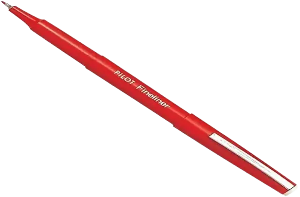 Stylo Feutre PILOT Fineliner Rouge