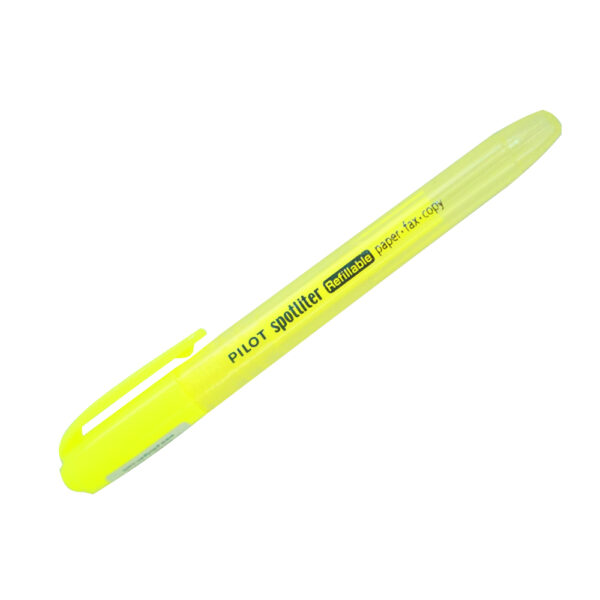 Marqueur Fluorescent PILOT Spotliter Twin en Biseau Jaune