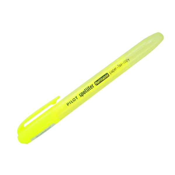 Marqueur Fluorescent PILOT Spotliter Twin en Biseau Jaune