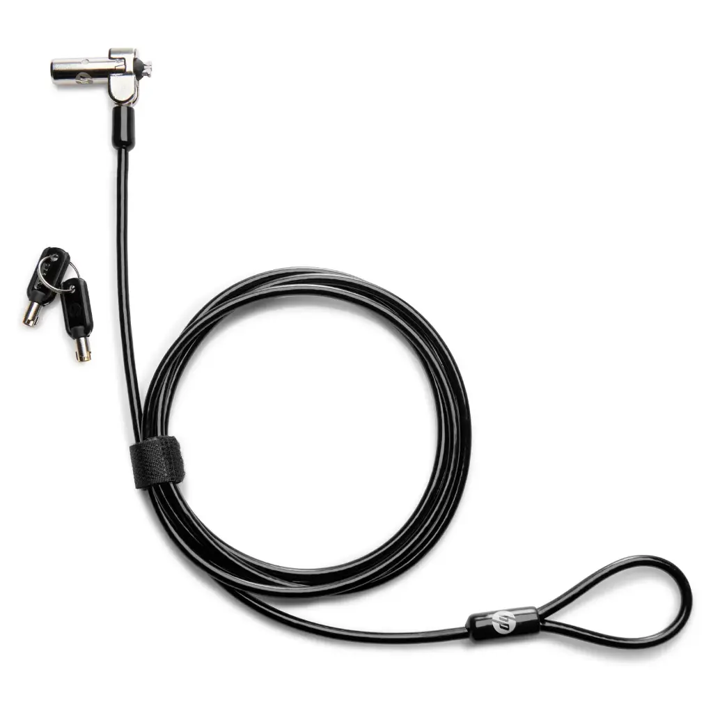 Câble De Sécurité à Clé HP Pour Laptop 1.83m