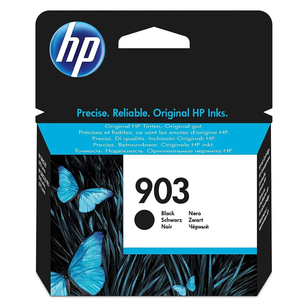 Cartouche D'encre HP 903 Noir pour Imprimantes OfficeJet 6950 6951 6974 Pro 6960 6970 