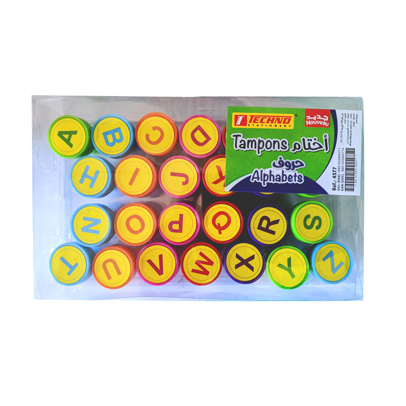 Tampon écolier TECHNO Alphabets