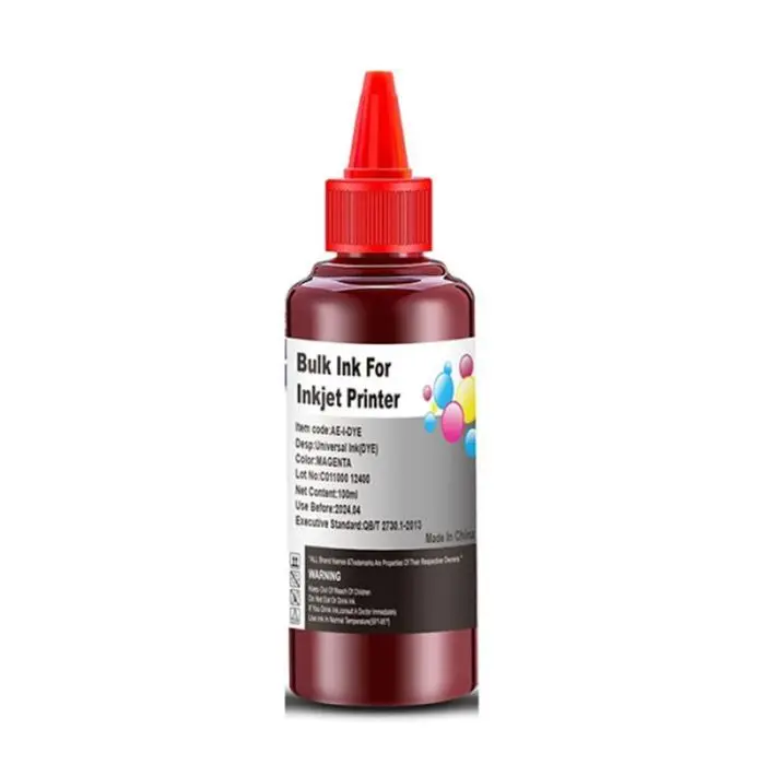 Bouteille D'encre TOPINK Ink Refill 100M Universelle  Magenta Pour Cartouche D'imprimante