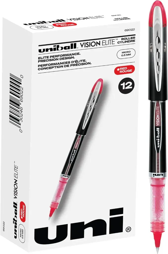 Stylo UNIBALL Vision Elite 0.5 Rouge