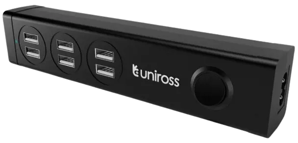 Station de Charge UNIROSS USB 6 Ports 