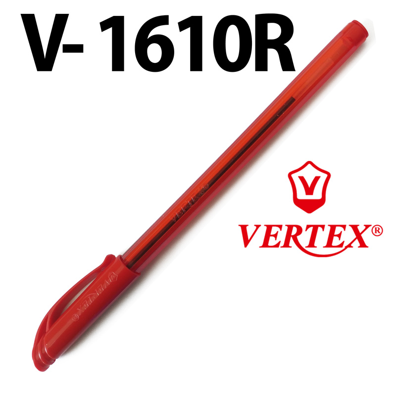 Stylo à Bille VERTEX Cristex Rouge
