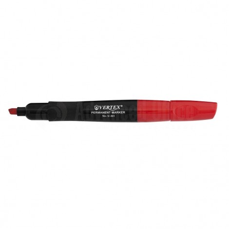 Marqueur Permanent VERTEX Rouge Coupé