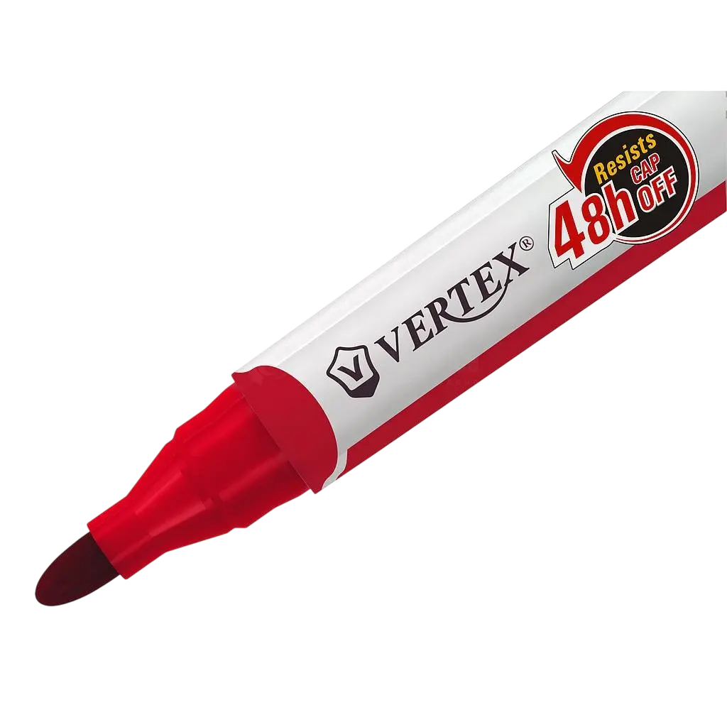 Marqueur pour Tableau Blanc VERTEX CAMELMARKER Rond Rouge