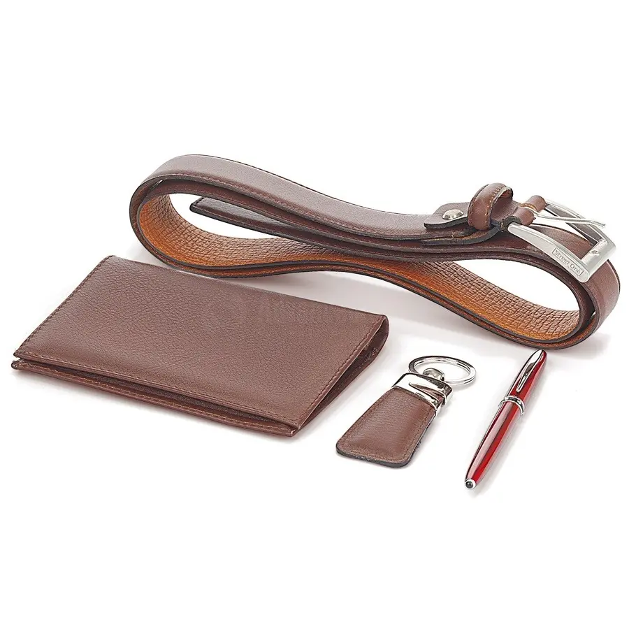 Coffret VERTEX de Luxe 4 Pièces Marron