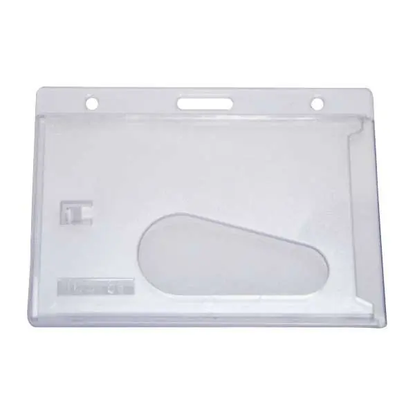 Porte Badge VERSAL Dur A1 Horizontal en Plastique Transparent 