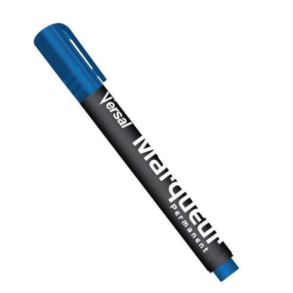 Marqueur Permanent VERSAL Coupé Bleu