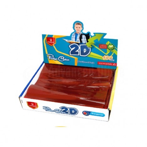 Protège Cahier VERTEX A5 PF 2D Marron