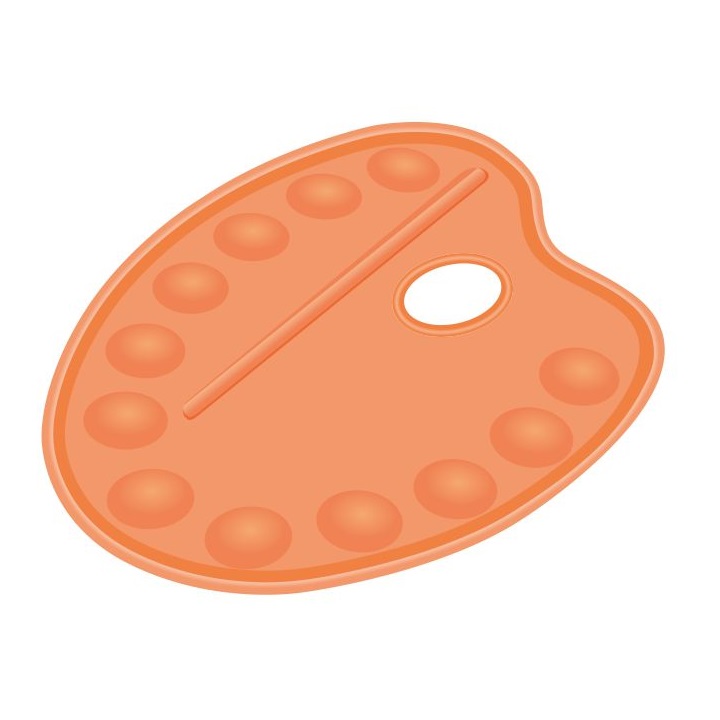 Palette de peinture gouache VERTEX GM