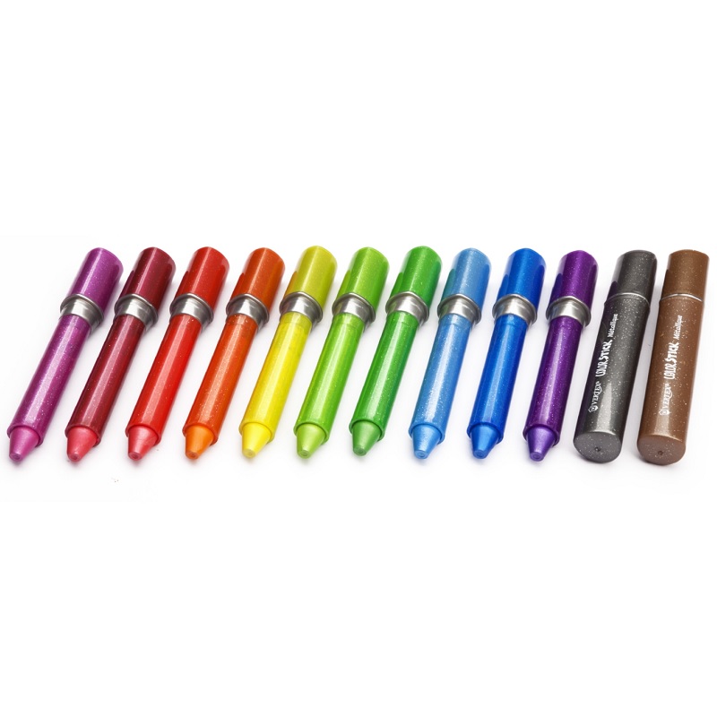 Boite De 12 Couleurs VERTEX Stick Métallique