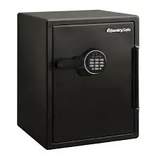 Coffre Fort SENTRY SAFE  à Clé et Empreintes Digitales Biométrique Anti Feu