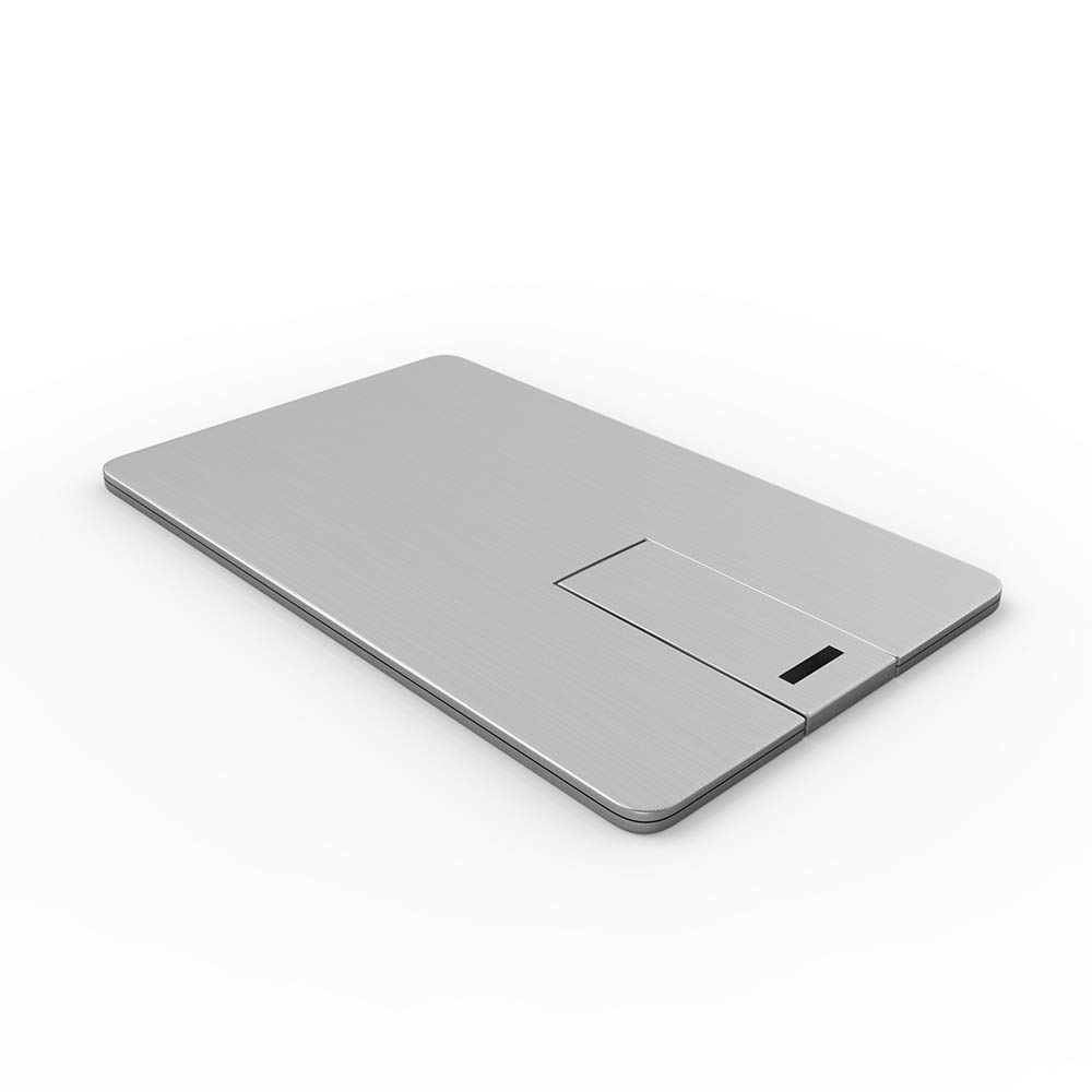 Flash Disque en métal forme De Carte 8Go Silver