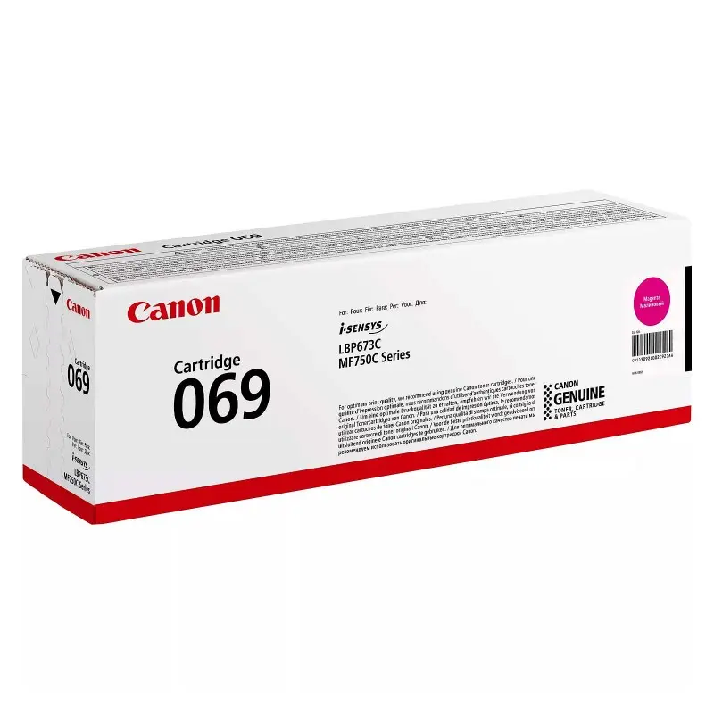 Toner CANON 069 Magenta Pour Imprimantes i-SENSYS MF752Cdw MF754Cdw LBP673Cdw 