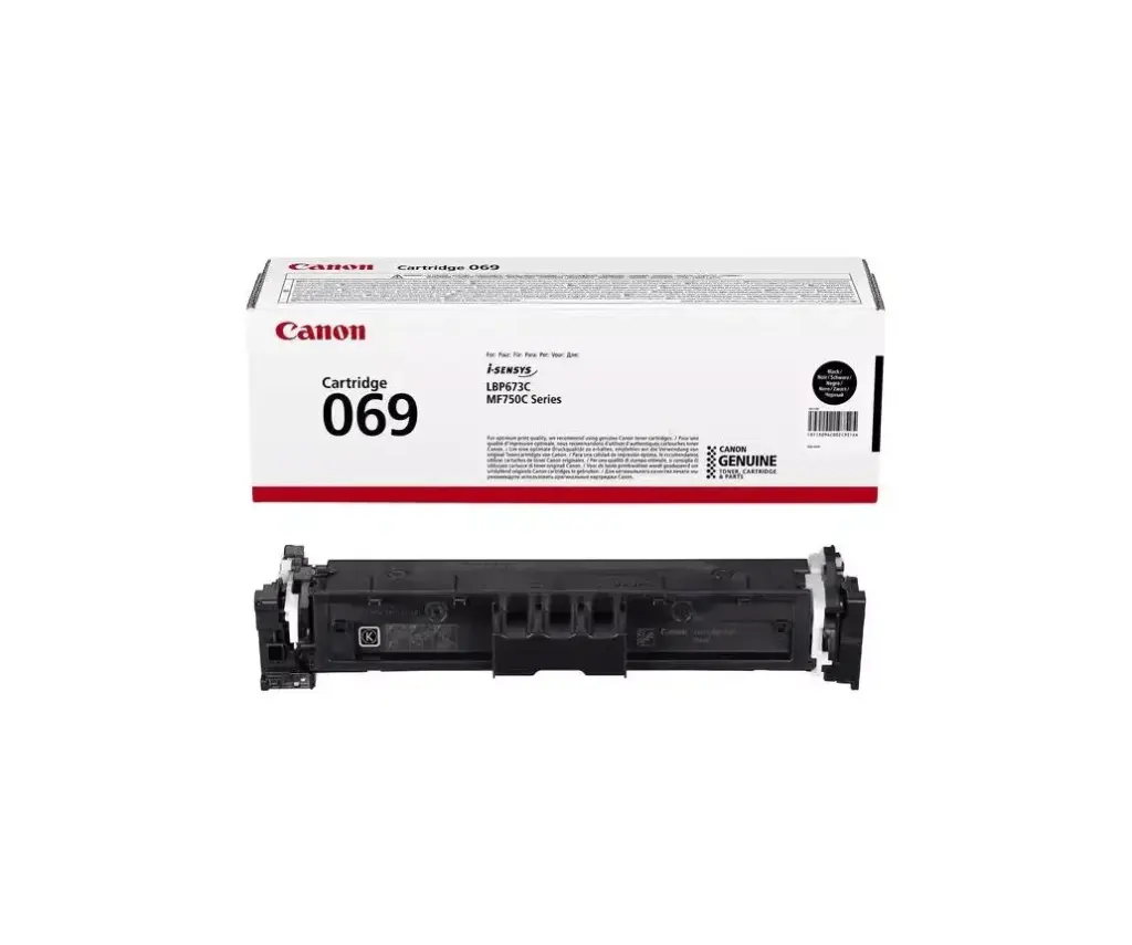 Toner CANON 069 Noir Pour Imprimantes i-SENSYS MF752Cdw MF754Cdw LBP673Cdw 