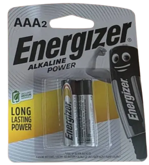 Jeu de 2 Piles ENERGIZER Alkaline Power LR3 AAA