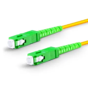 Jarretière Fibre Optique DITECNET Monomode G657A2 Duplex 3.0mm LC/APC - LC/APC LSZH Longueur 3m Jaune