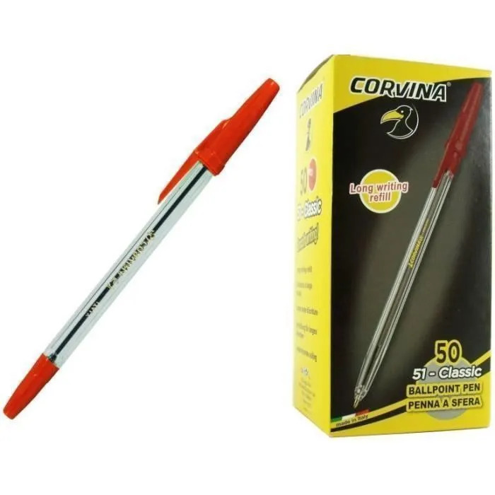 Stylo à Bille CORVINA 1.0mm Rouge