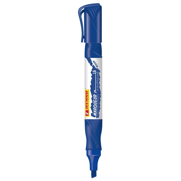 Marqueur Pour Tableau Blanc TECHNO Coupé Bleu