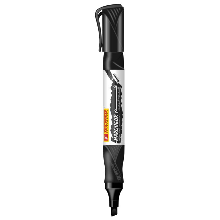 Marqueur Pour Tableau Blanc TECHNO Coupé Noir