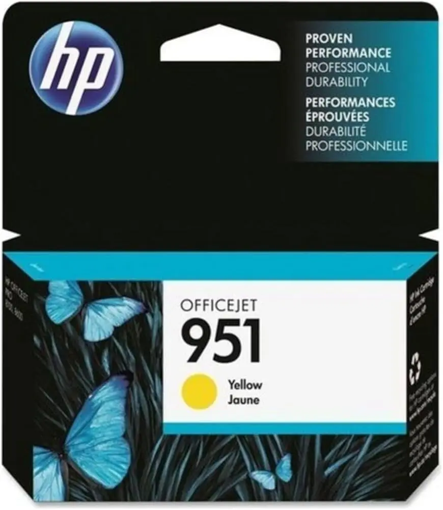 Cartouche D'encre HP 951 Yellow Pour Officejet Pro 276dw 251dw 