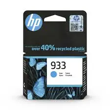 Cartouche D'encre HP 933 Cyan Pour Imprimantes OfficeJet 6100 6600 